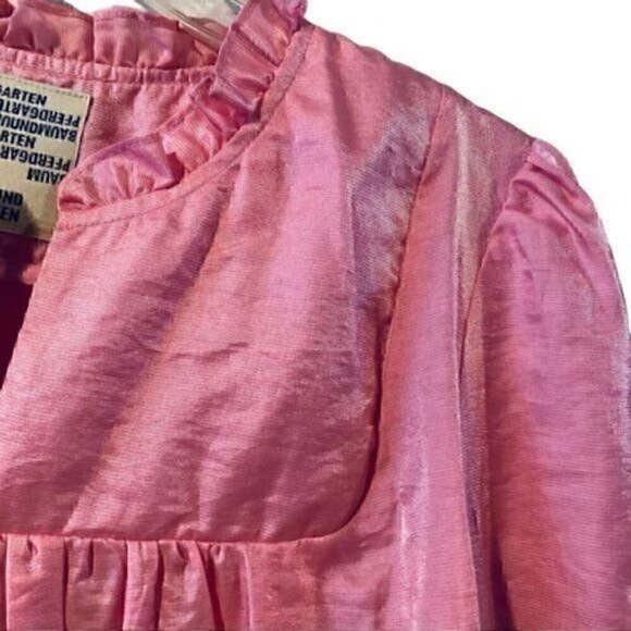 Baum Und Pferdgarten Abernathy Rosebloom Pink Baby Doll Dress sz EU42 US12 Silk - Picture 8 of 15